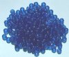 200 4x6mm Transparent Sapphire Acrylic Crow Beads